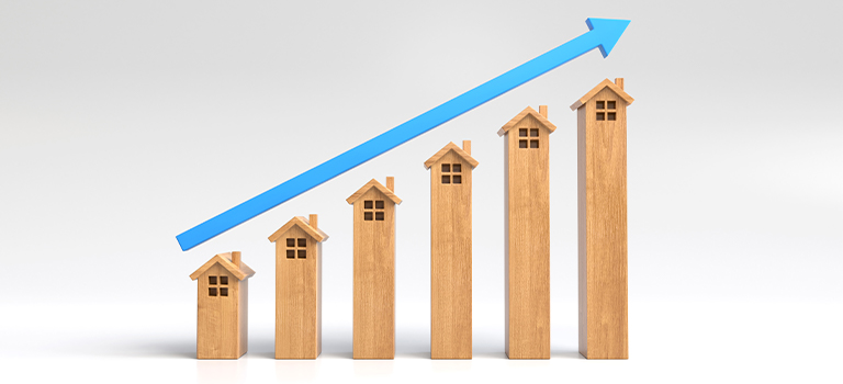 Growth in house prices