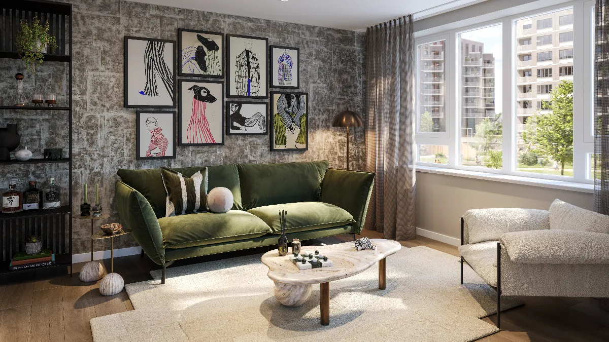 Lombard Square living area