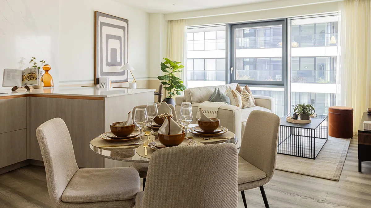 Stylish dining table