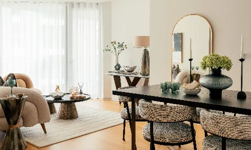 Living and dining area