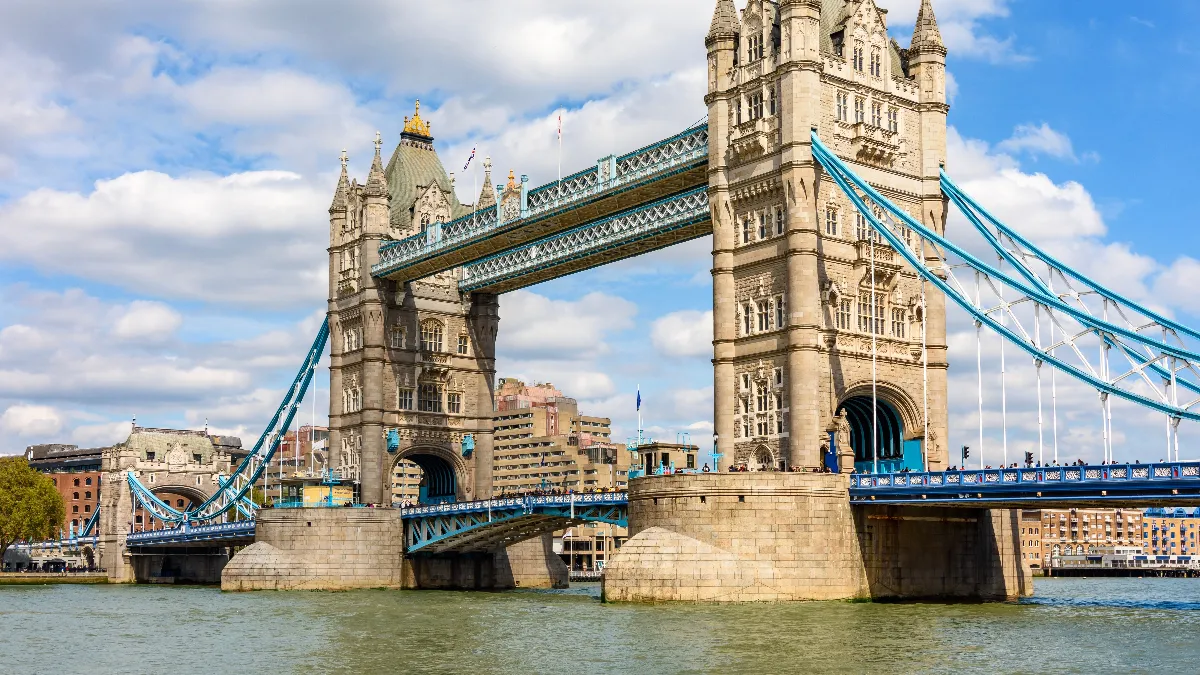 Tower bridge over thames river